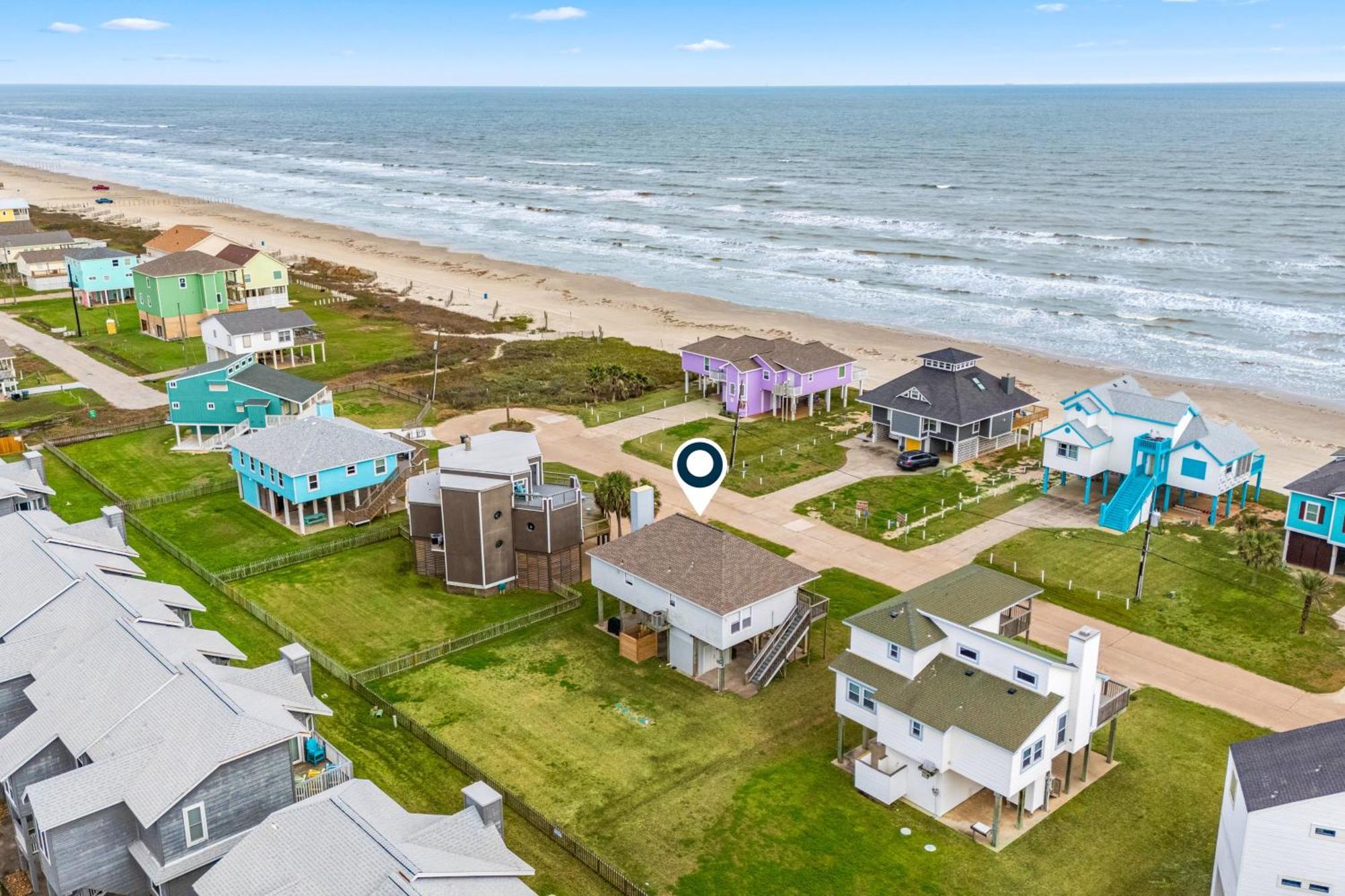 Villa Lounging By The Sea Galveston Exterior foto